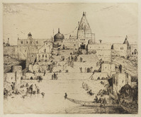 KG 18008
<br/>
Feestdag aan de Ganges
<br/>
<em>Bauer, Marius (1867-1932)</em>